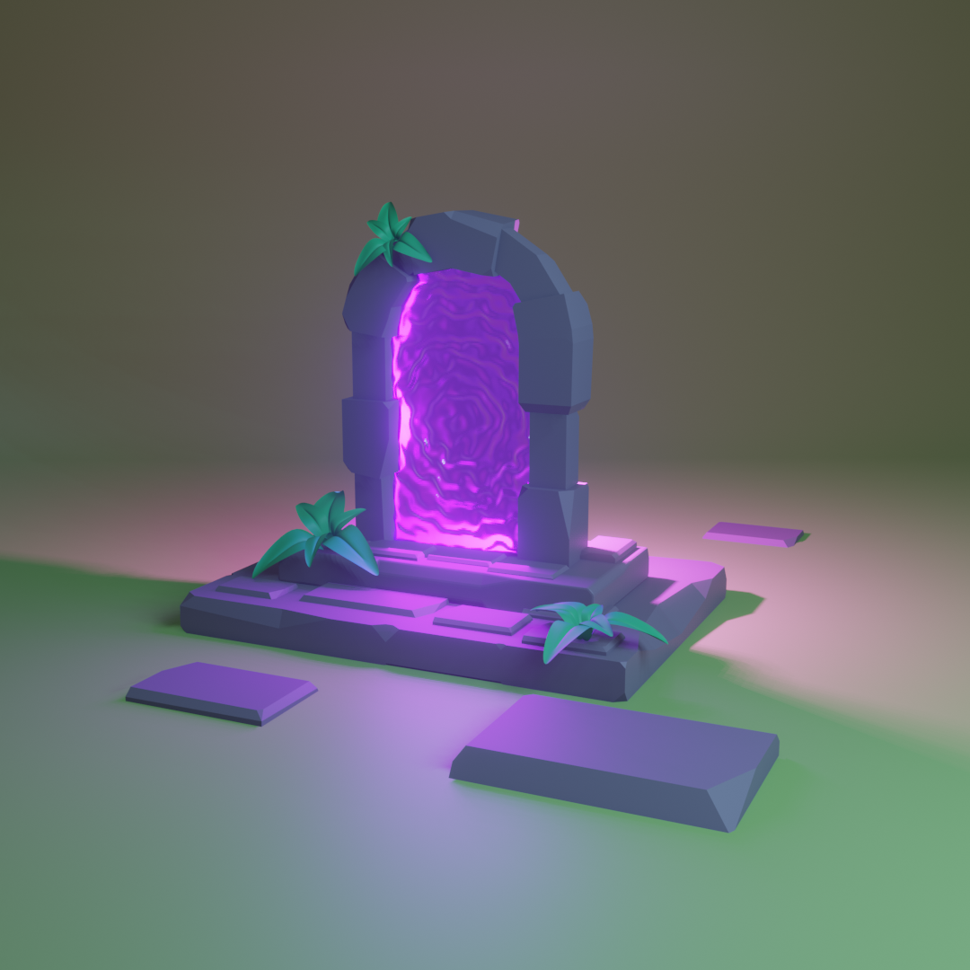 modélisation d'un portail magique